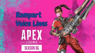 Apex Legends - Rampart Voice Lines