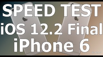 iPhone 6 : iOS 12.2 Final versus iOS 12.1.4 Speed Test (Build : 16E227)