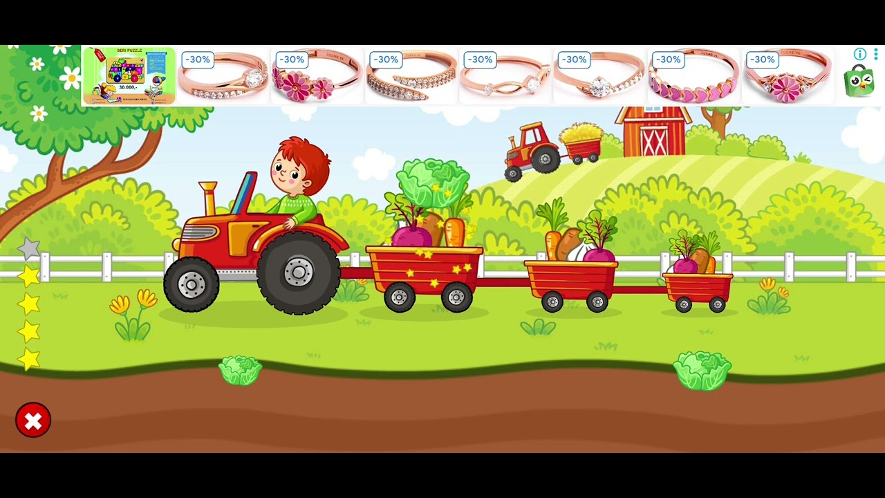 MEMANEN SAYURAN DI KEBUN KAKEK, GAME EDUKASI ANAK, GAME ANAK SERU|Ikhsan_Game