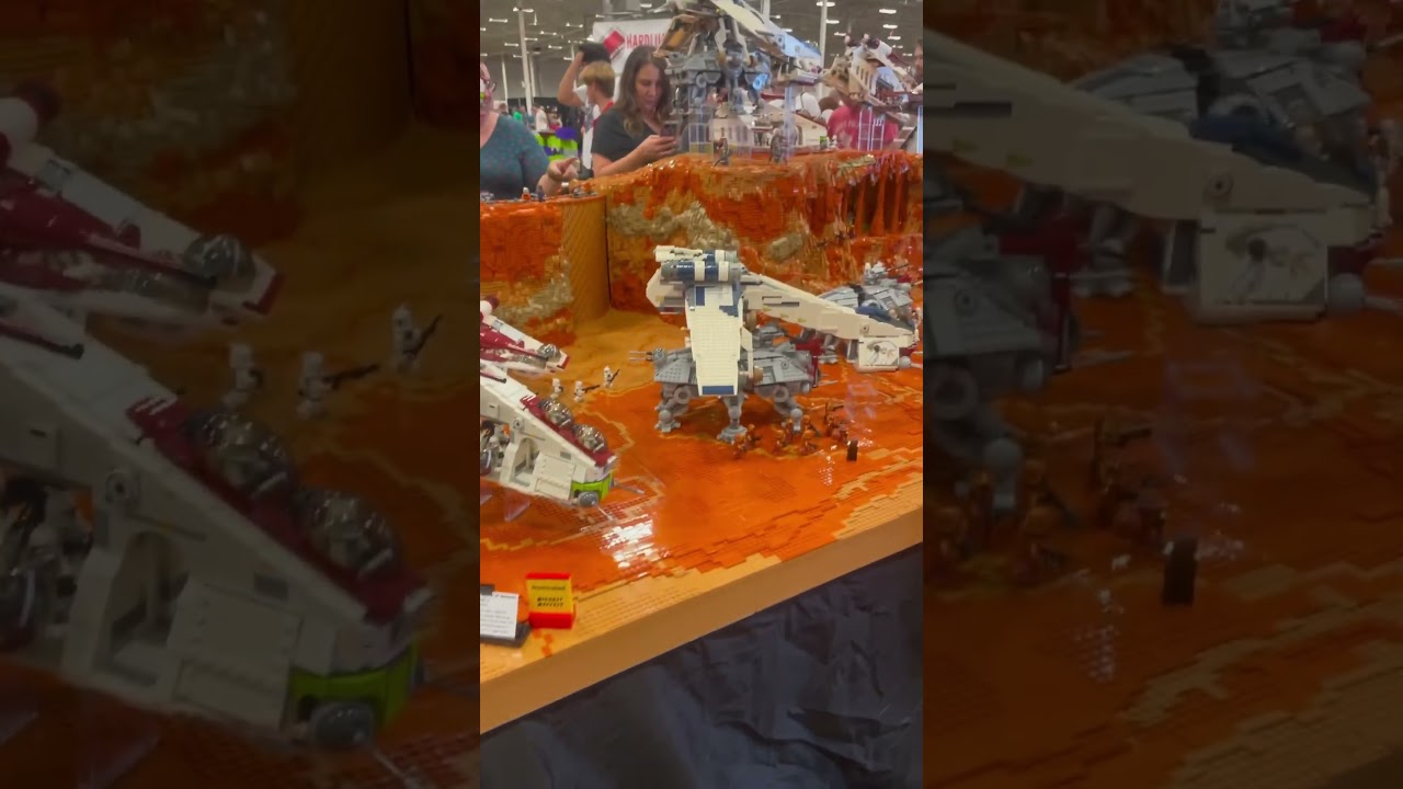 Solid brix studios Lego Geonosis MOC at BrickFair 2023