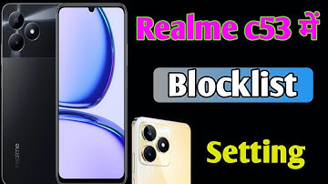 Realme c53 mobile me number block unblock kaise kare//how to set number block unblock in setting
