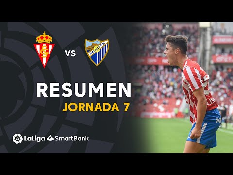 Gijon Malaga Goals And Highlights