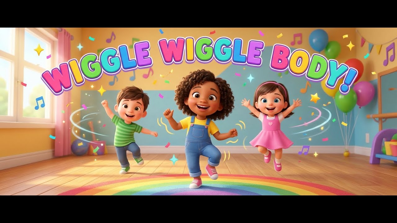 Wiggle Wiggle Body! 🕺 Fun Kids Dance Song | Move & Groove for Kids ...
