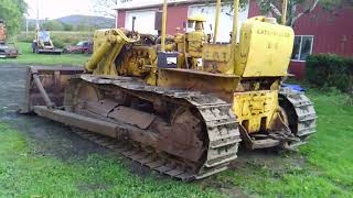 1956 Caterpillar D6- 9U Start up and run.