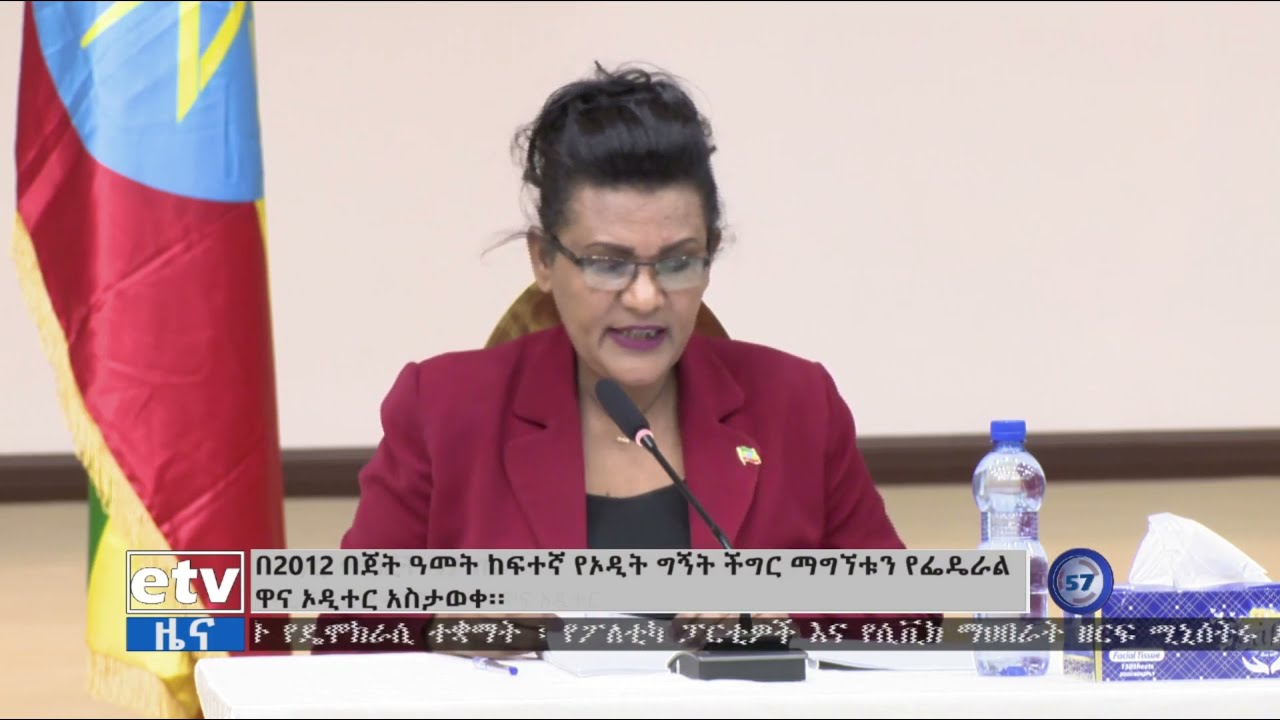 በ2012 በጀት ዓመት ከፍተኛ የኦዲት ግኝት ችግር ማግኘቱን የፌዴራል ዋና ኦዲተር አስታወቀ