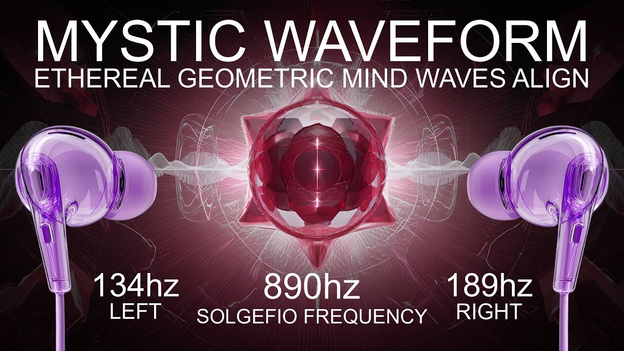 Mystic Waveform - 890 Hz - Ethereal Geometric Mind Waves Align