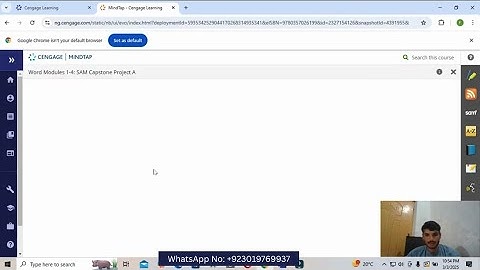 Sam Capstone Project 1a Word Modules 1-4