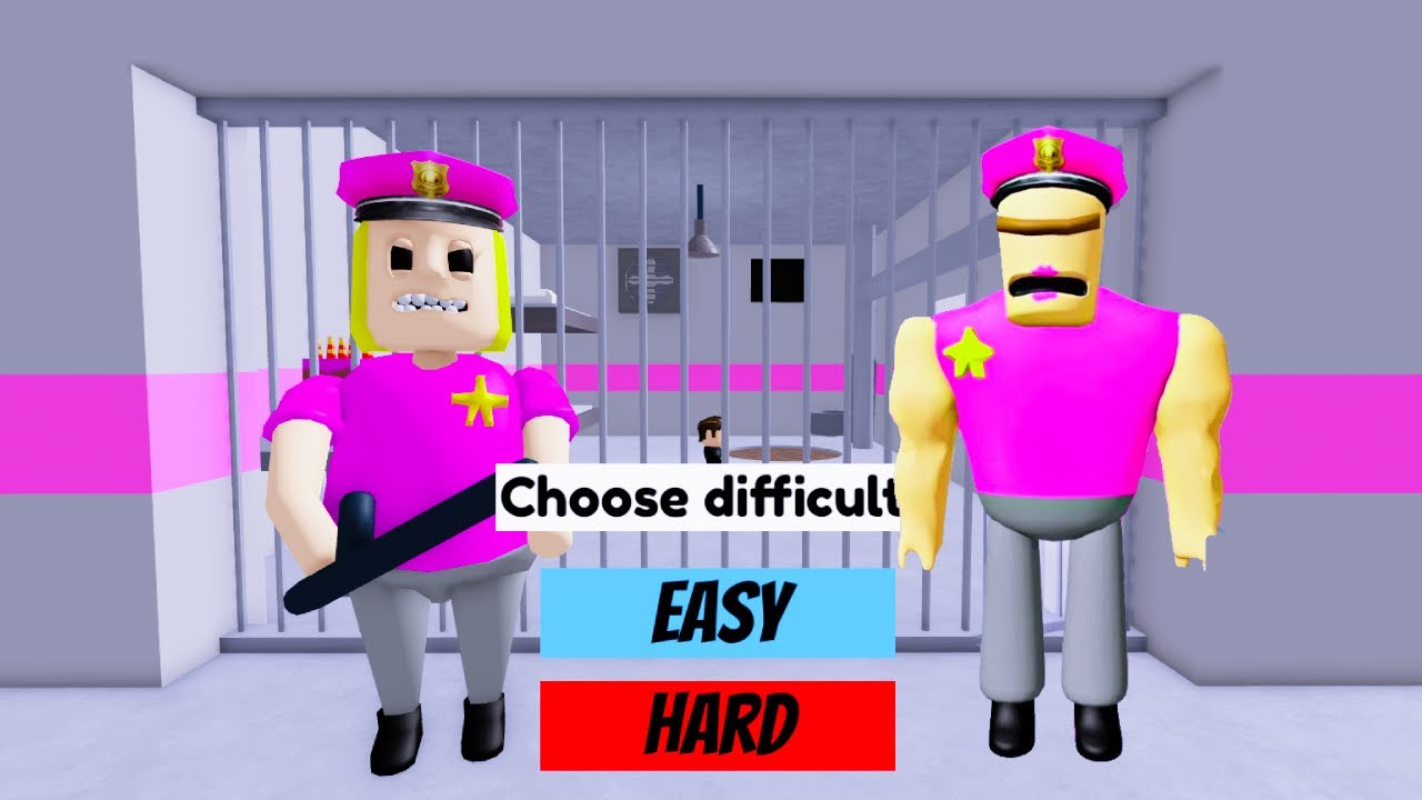 ROBLOX Police Girl Prison RUN!!! OBBY Full Gameplay - YouTube
