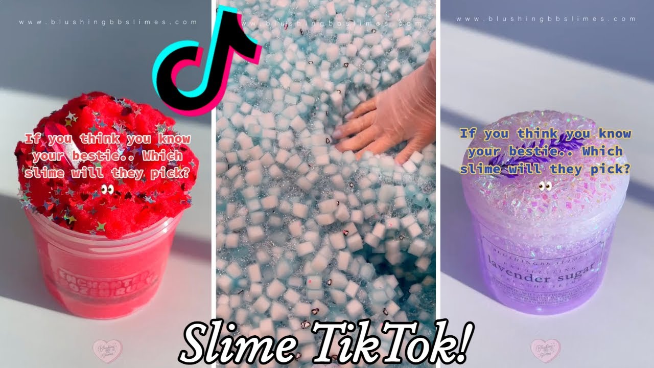 BlushingBB Slimes TikTok Compilation 2 💗 ( READ DESC ) YouTube