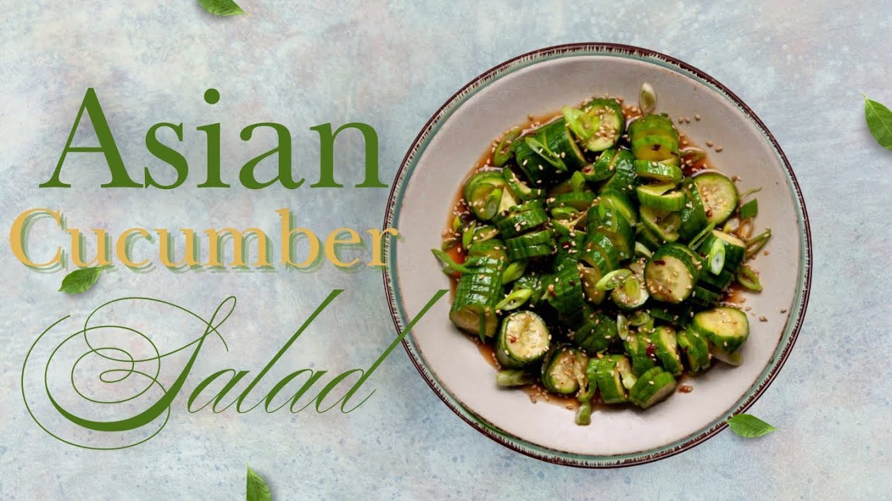 🥒 Азиатский салат из огурцов | Свежий, хрустящий и насыщенный вкусом!