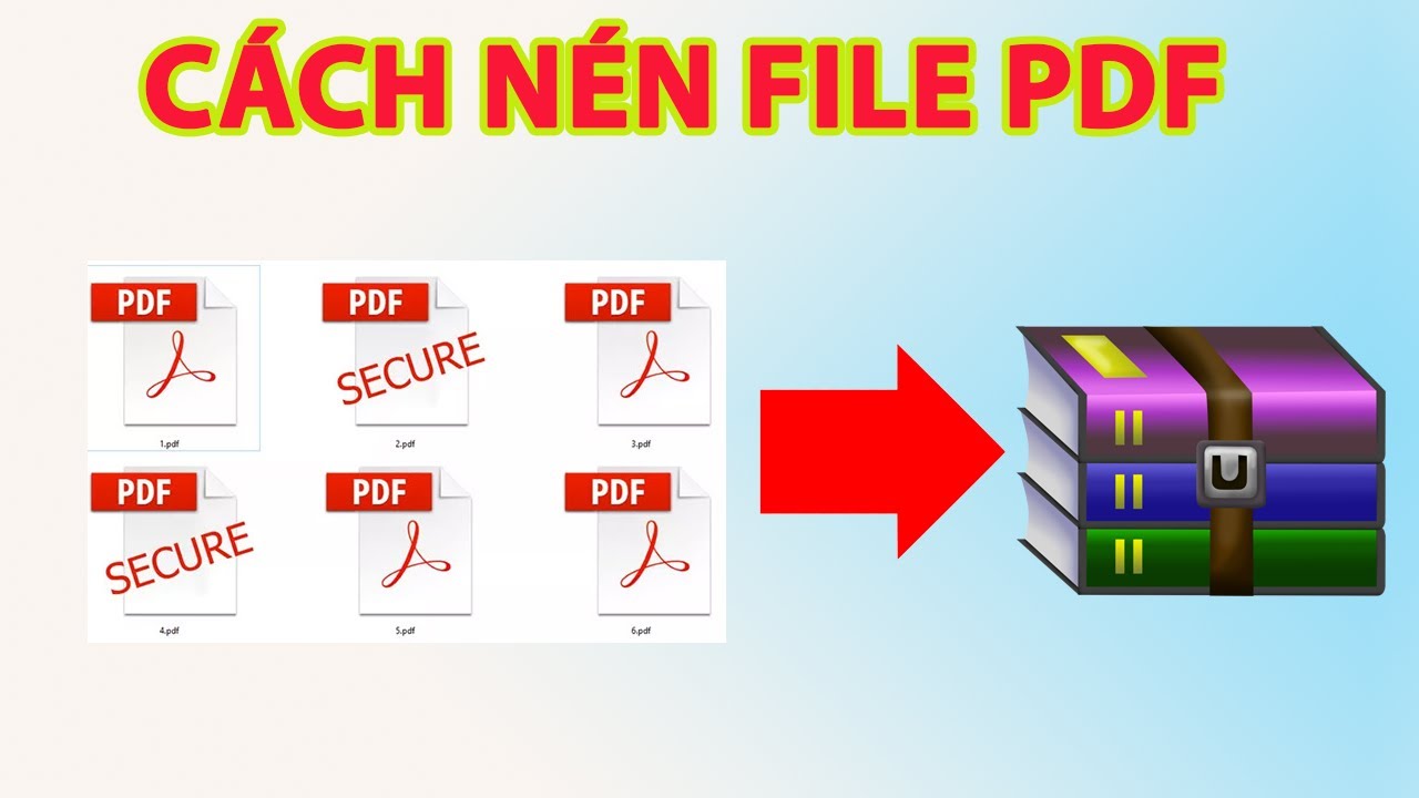 Cách nén file pdf | cách nén nhiều file pdf thành 1 - YouTube