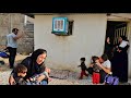 🧱 Yard Wall Construction 👷 | Hamid’s Emotional Farewell 💔👨👩👧 | Family & Village Life Vlog