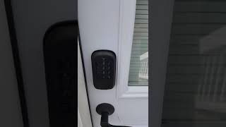 Yale push button lock user guide.