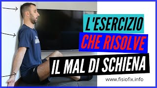 Rimedi Mal Di Schiena E Lombalgia  Un Solo Esercizio Per Stare Meglio