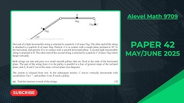 A-Level Math 9709 Paper 42 (May/June 2025) - FULL Paper SOLVED!