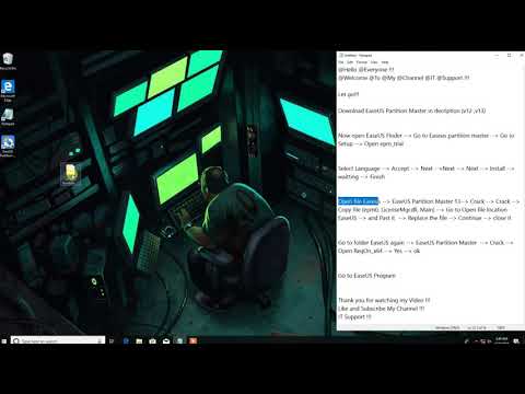 How to install EaseUS Partition Master v13 with Crack (Free)