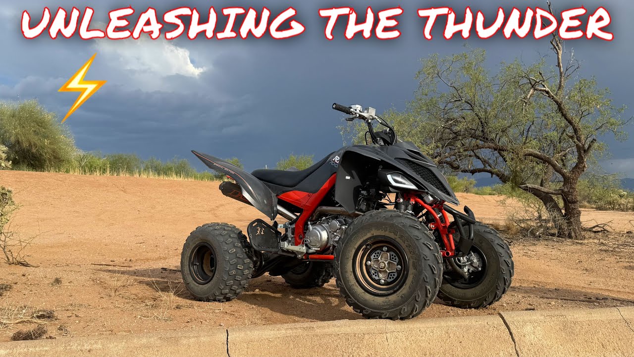 Test riding and installing the big 3 on My Yamaha Ra￼ptor 700  - HUGE power gains!