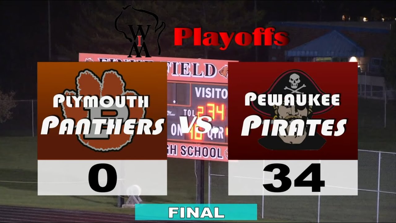 Panther Football (WIAA Level 2 Playoffs) PHS Pewaukee Pirates YouTube