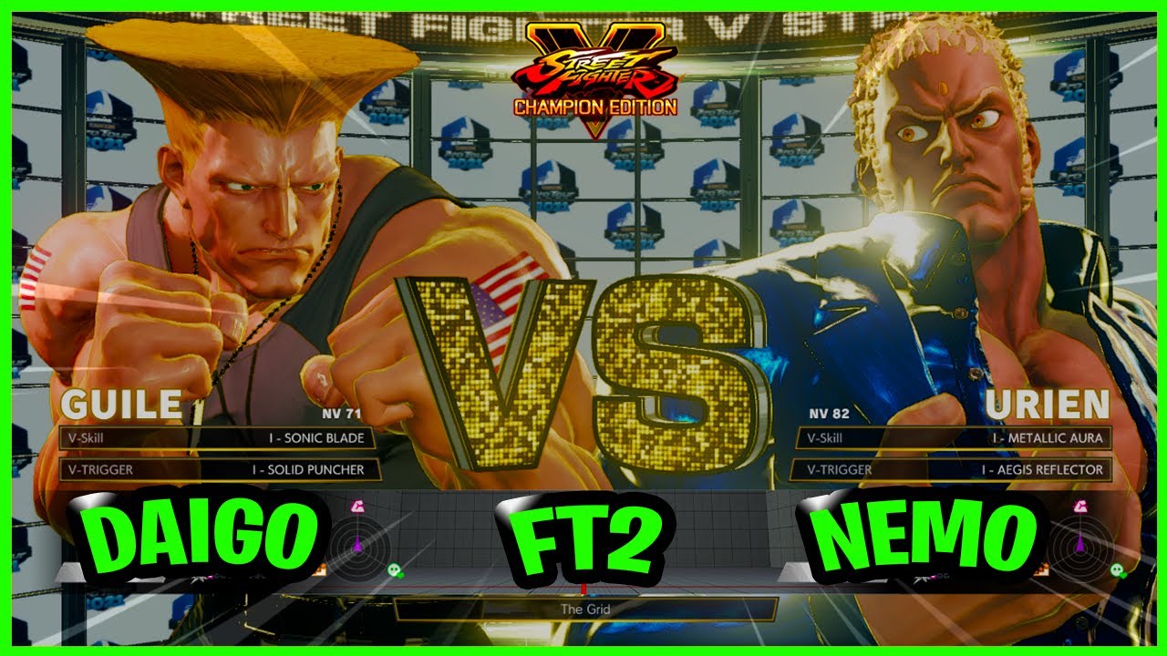 SFV CE 🔥 Daigo (Guille) vs Nemo (Urien)🔥 Fighting Games Replays🔥
