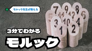 【モルック先生が教える】 3分でわかるモルックのルール