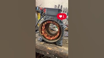 ⚡ Live Testing of 3 Phase Induction Motor | No Load/Full Load  Three Phase Motor Ki Wiring #shorts