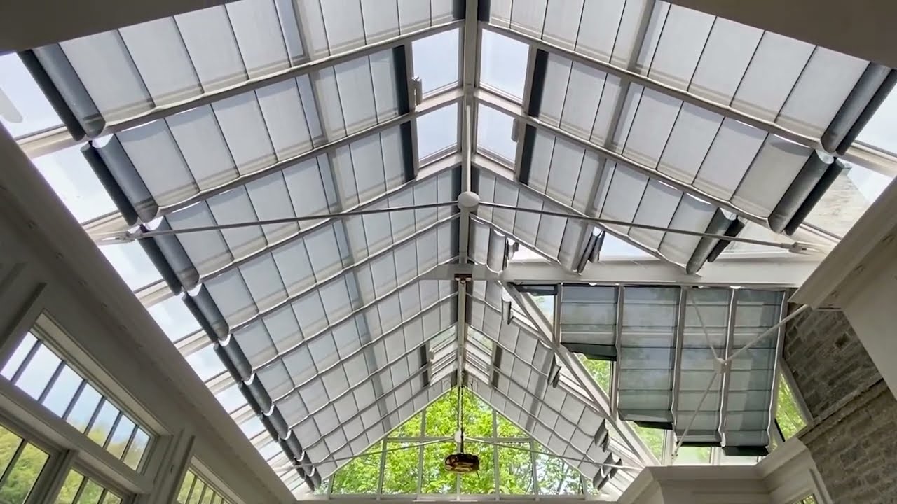 More Roman Shades for Conservatories - Specialized Shading Systems