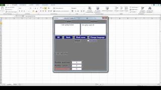 Foreign language learning through vocabulary trainer based on an Excel file VBA programming