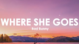 Bad Bunny - WHERE SHE GOES (Lyrics) screenshot 4