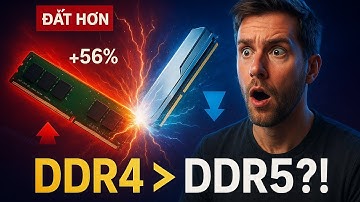 SỐC: Giá RAM DDR4 ĐẮT hơn DDR5! Khi nào nên mua?