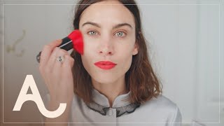 Alexa Chung Does Her Makeup In A Rush | ALEXACHUNG