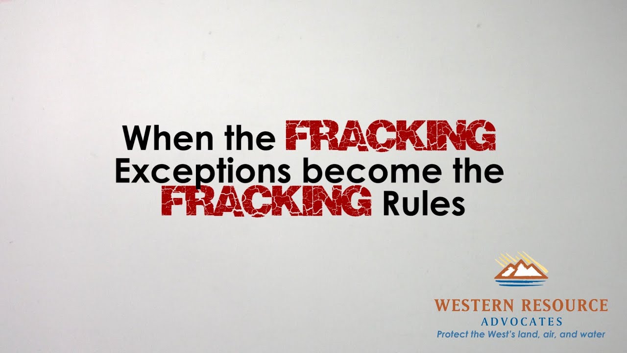 When Fracking Exceptions become the Fracking Rules