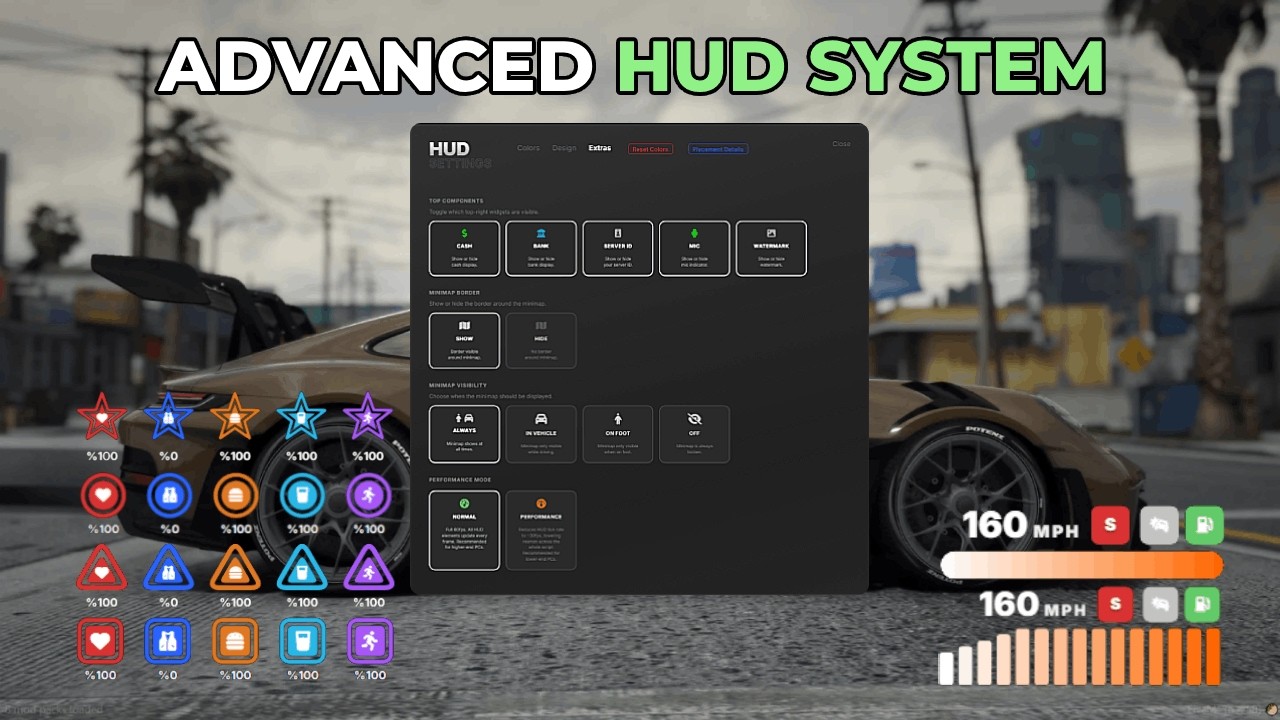 Wrp Rp Hud Echo Hud | Advanced Hud System | Changeable Styles And More | FiveM ...
