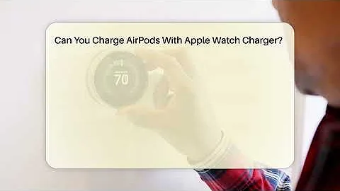 Can You Charge AirPods With Apple Watch Charger? - Talking Tech Trends