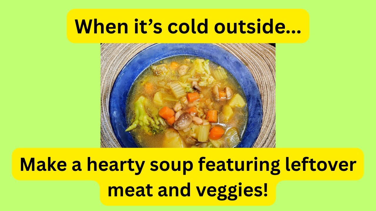 When it's cold, you need vegetable soup like this!  2