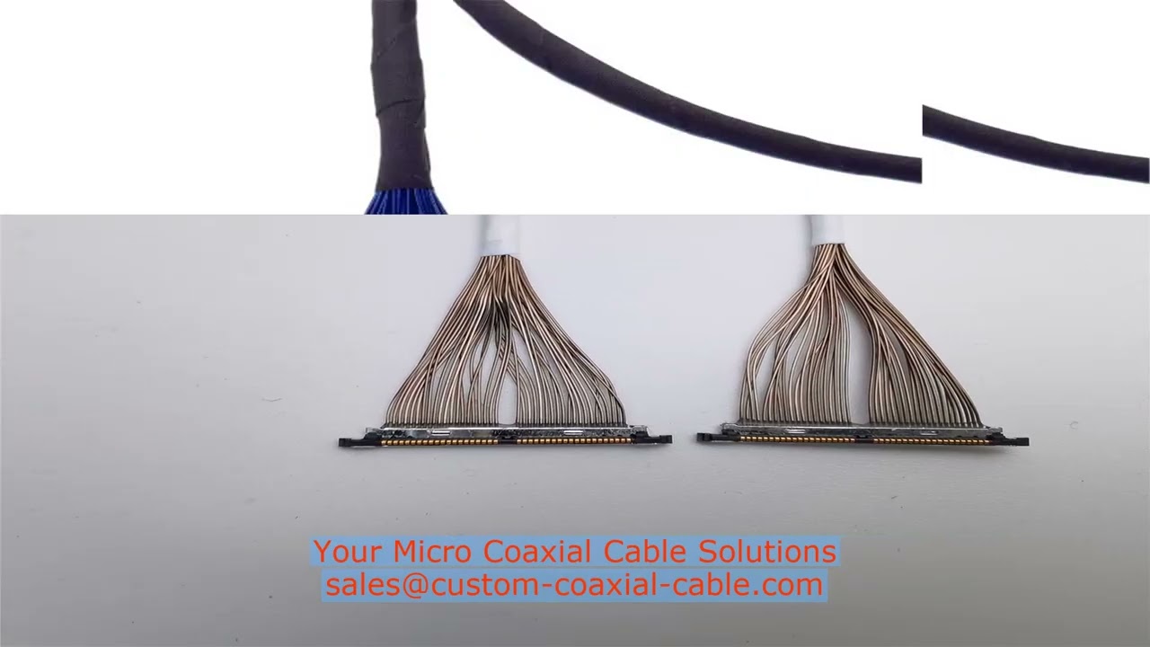 microcoax cable AS9100 aerospace 20678 060e 01 I-PEX 20633-240T samtec fcs8 I-PEX 20525-230E-02-S Hi