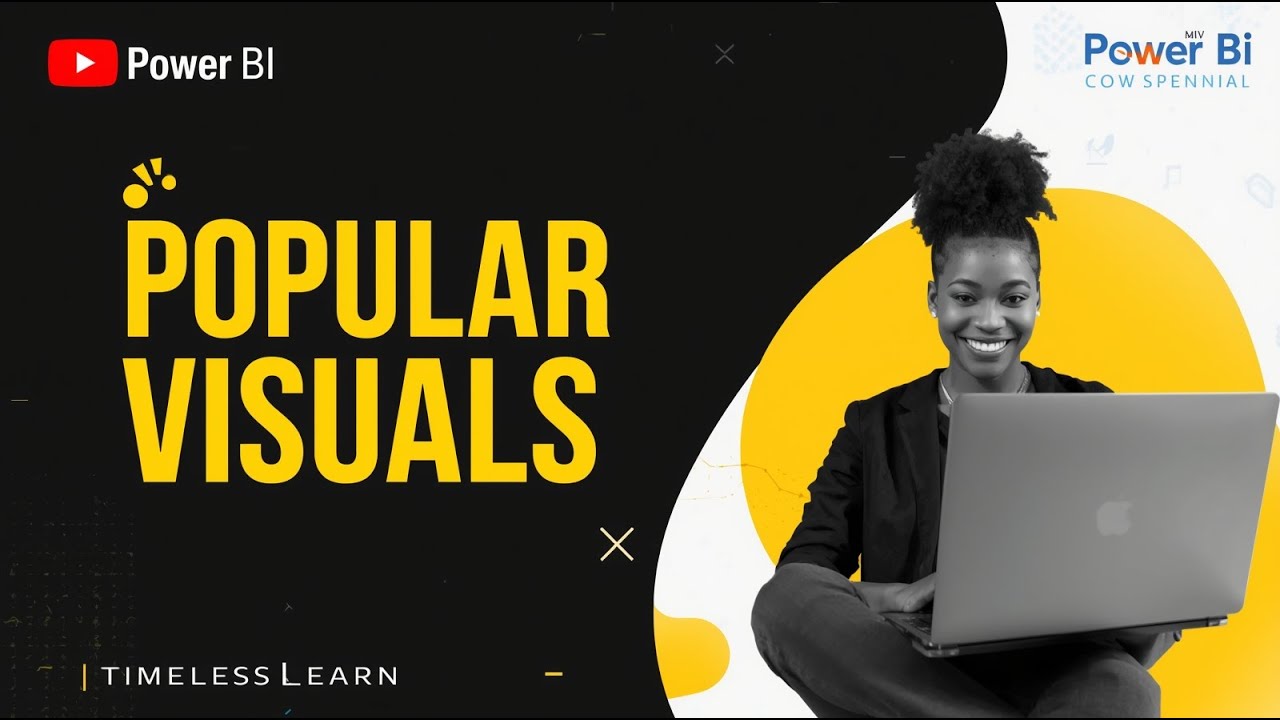 Popular Visualization in PowerBI | Microsoft PowerBI Tutorial for Beginners 
