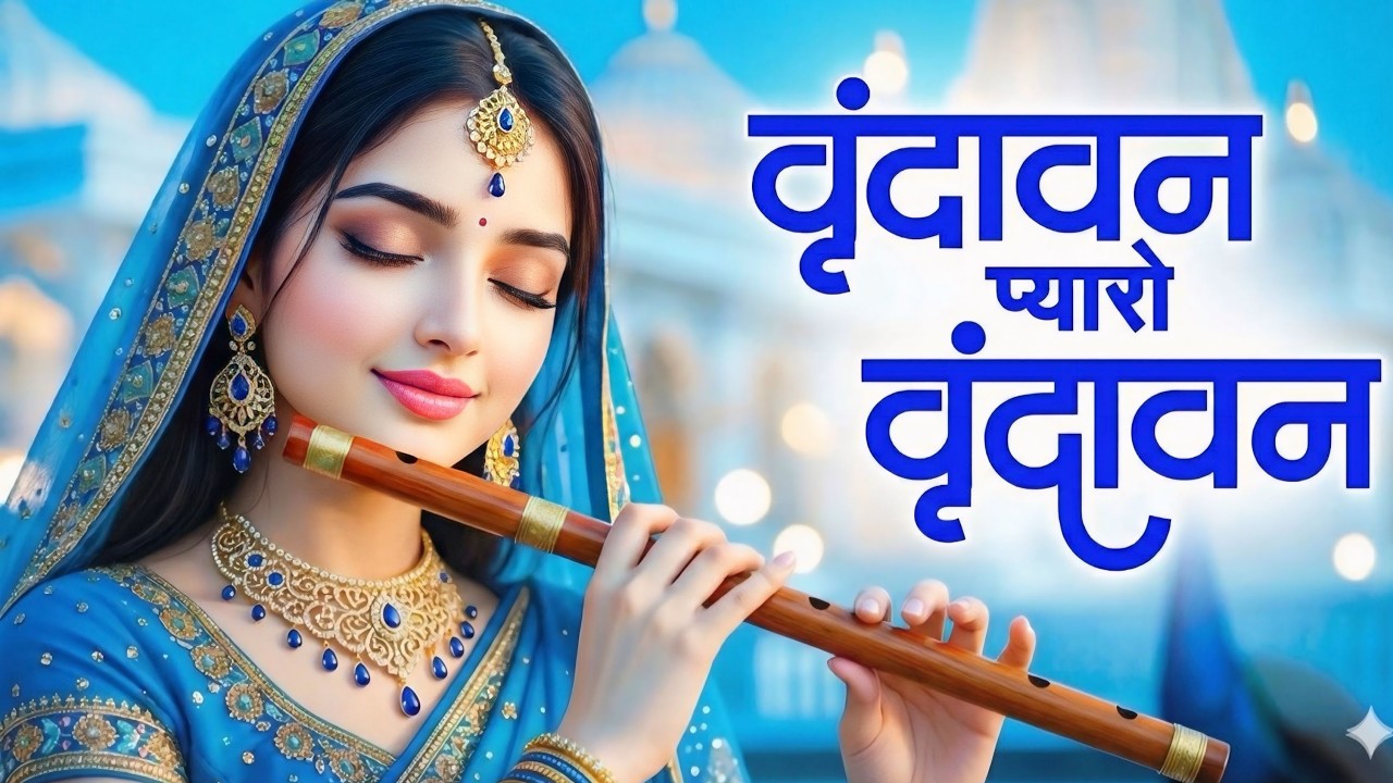 Vrindavan Mero Vrindavan Pyaro Vrindavan वृंदावन रसामृत Krishna Bhajan वृंदावन प्यारो वृंदावन