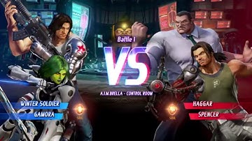 MARVEL VS. CAPCOM: INFINITE Winter Soldier Alt.,Gamora Gameplay In Arcade Mode