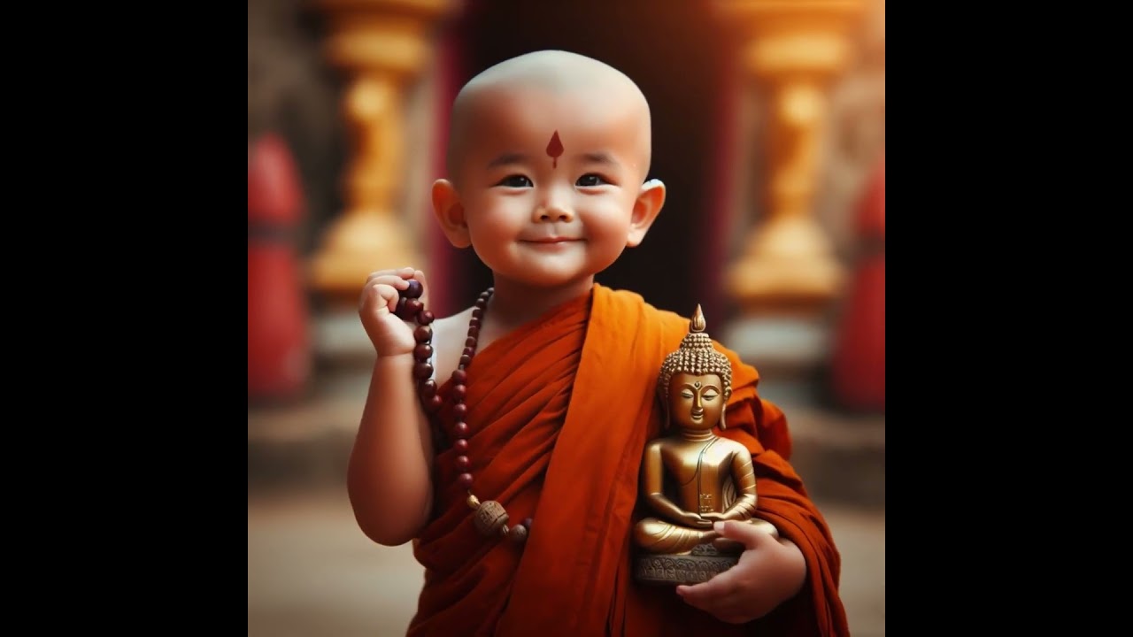 so beautiful and cute monk, little cute monk 4