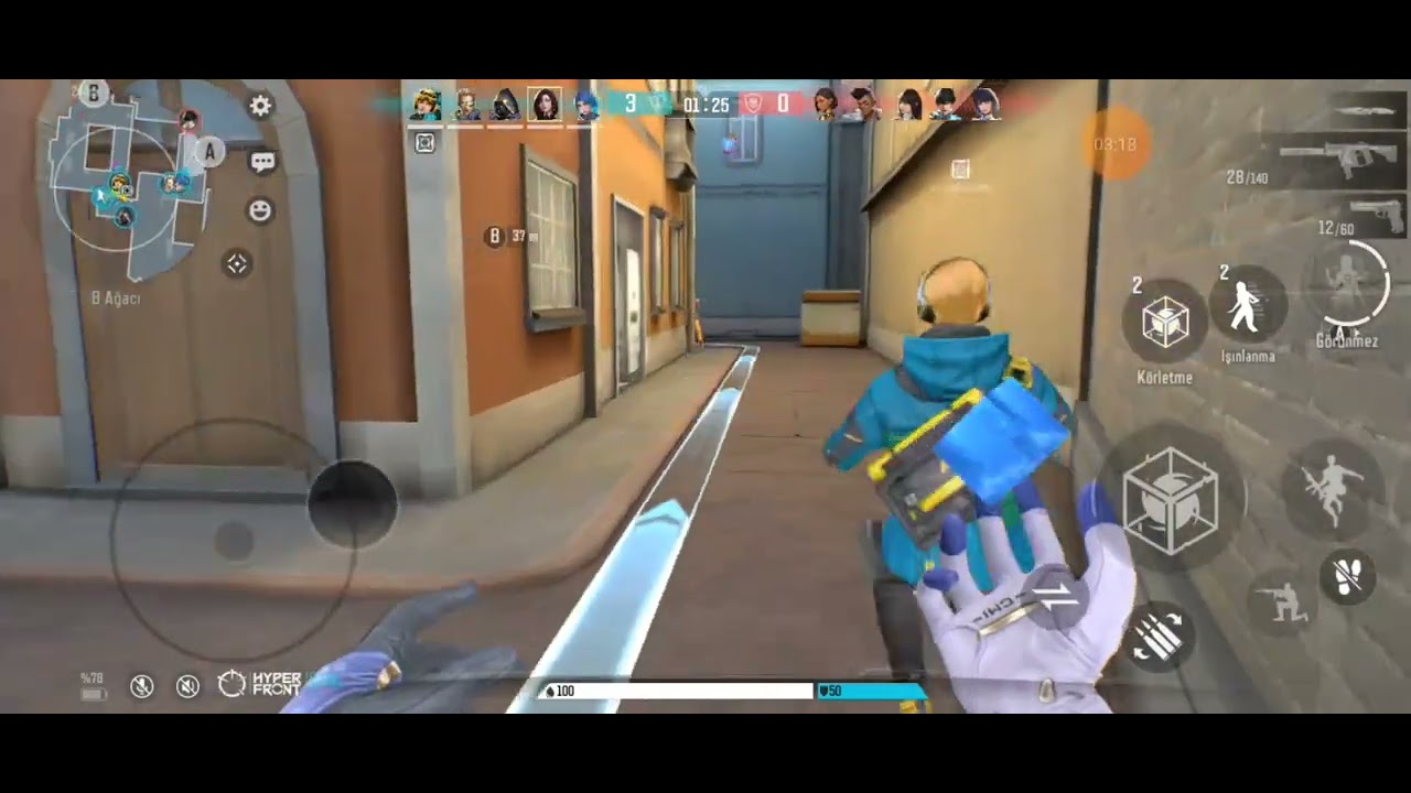 hyper front altın 2 dereceli blink türkçe gameplay 2