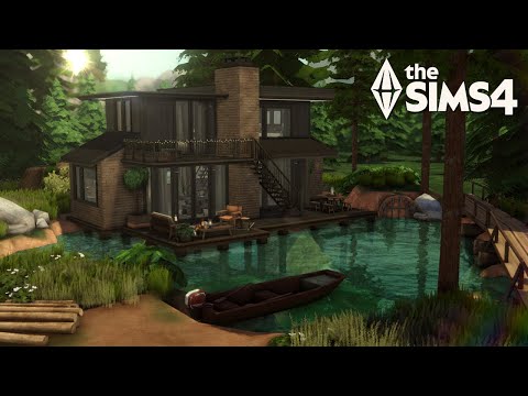 Cozy Cabin in the Woods 🌲 | Sims 4 Speed Build