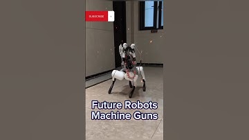 ROBOTIC WARFARE? Glimpse the future with this remote-controlled mobile machine guns #shorts