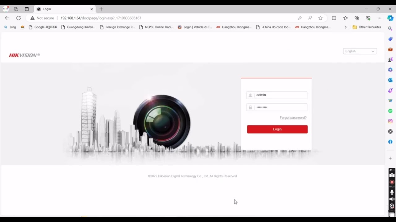How to add Hikvision ip camera with Sintech XMeye NVR (Hikvision camera add to onvif 3rd party Nvr)