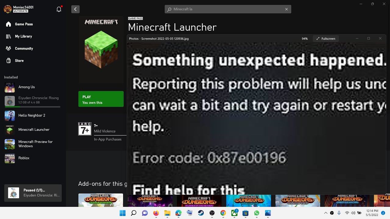 Hello, I'm just trying to install Minecraft but I can't seem to. I tried  everything that is said on the link provided but it just doesn't work.  Kinda sad and devastated since