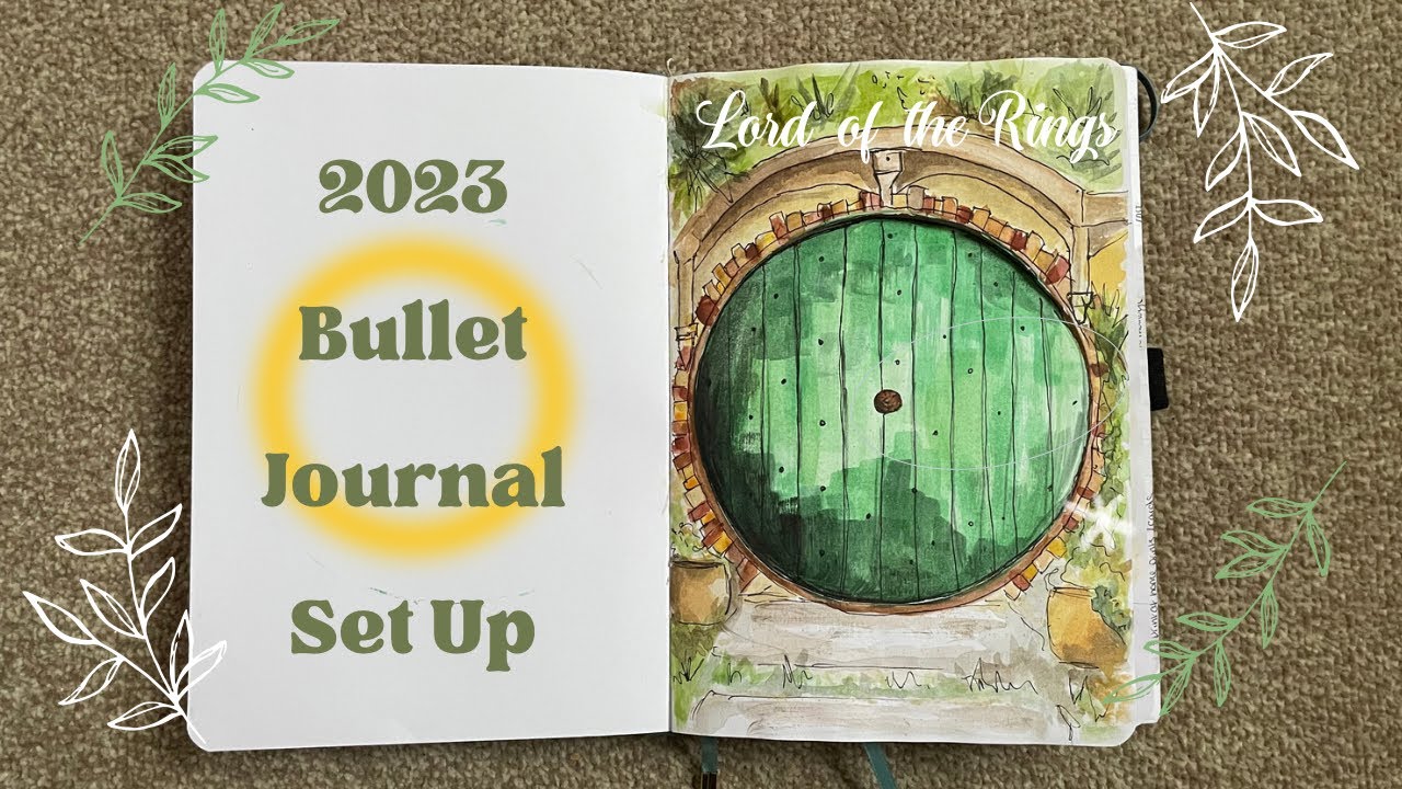 2023 Bullet Journal Set Up | LOTR
