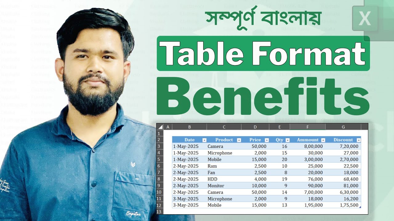 Why You Should Use Excel Table Format! You Need to Know Now | # ...