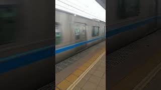 東京メトロ16000系通過 5000形発車 5000形通過