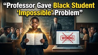 Math Professor Gives Black Kid an “Impossible” Problem — His Answer Destroys the Professor’s Ego