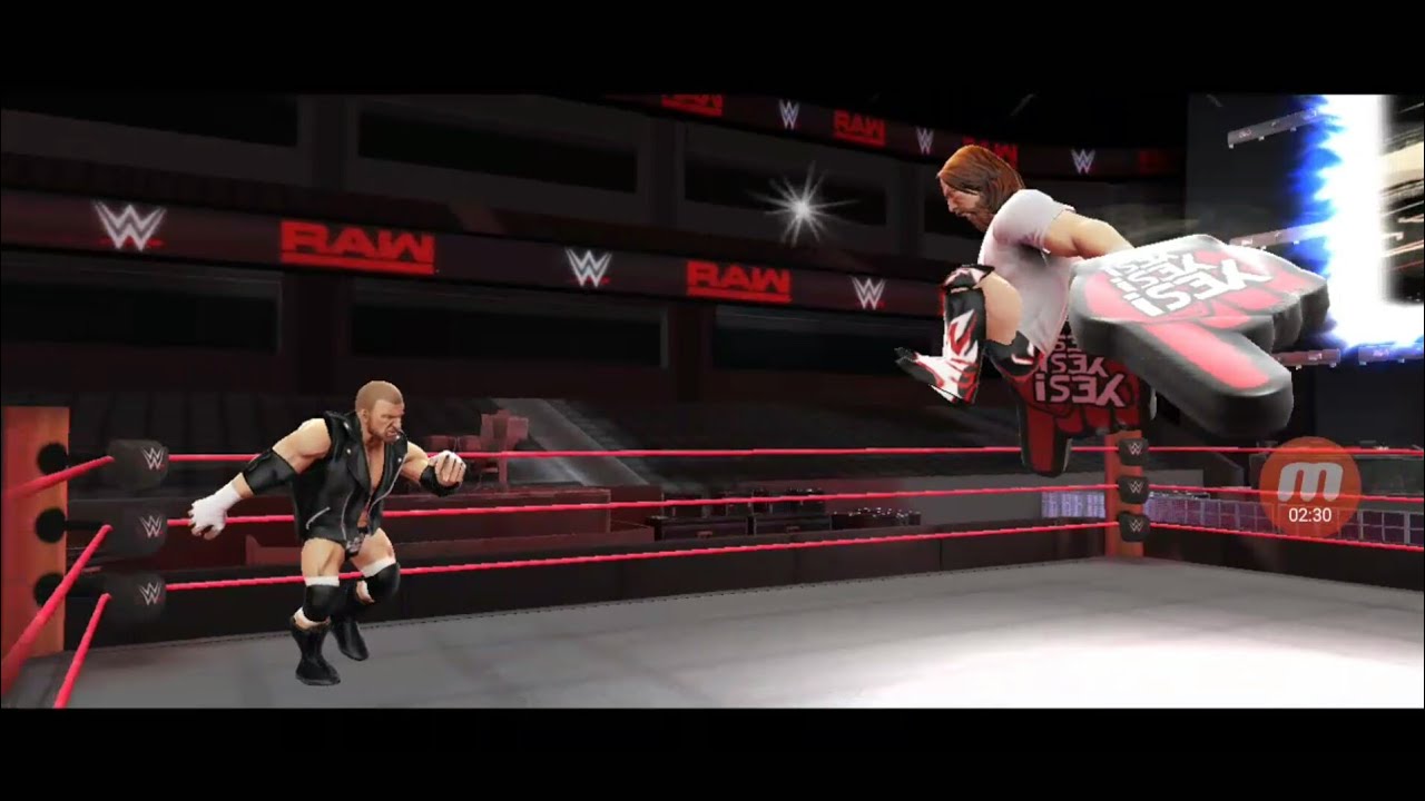 WWE Mayhem Triple H vs Daniel Bryan