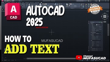 How To Add Text In AutoCAD 2025